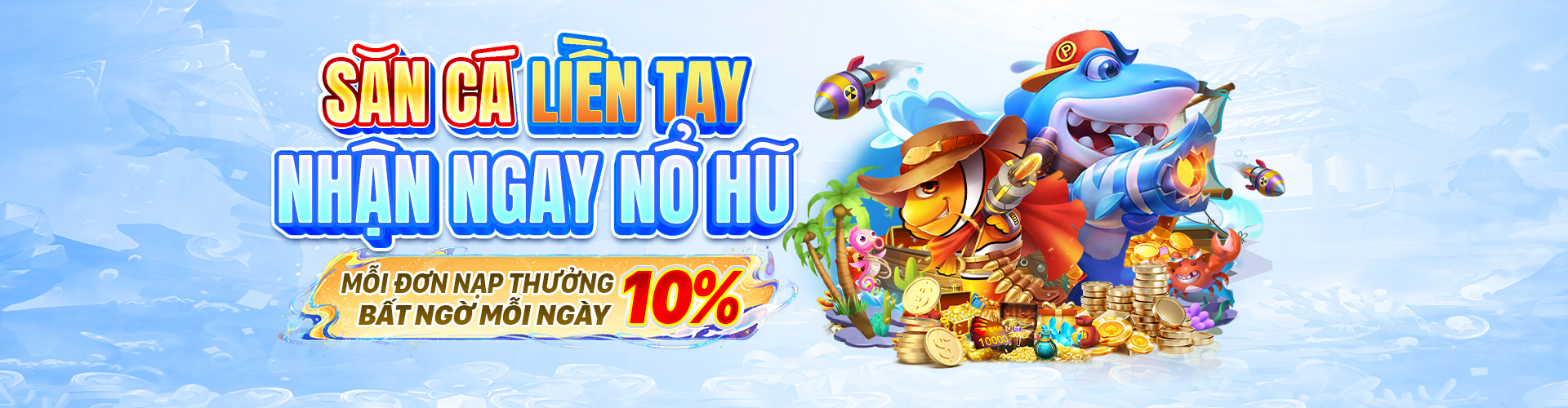 Hình ảnh chính game bắn cá online sôi động