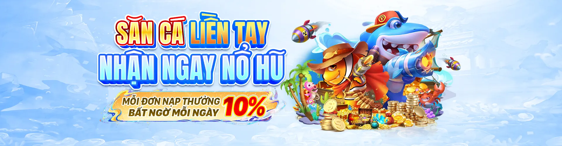 Hình ảnh chính game bắn cá online sôi động